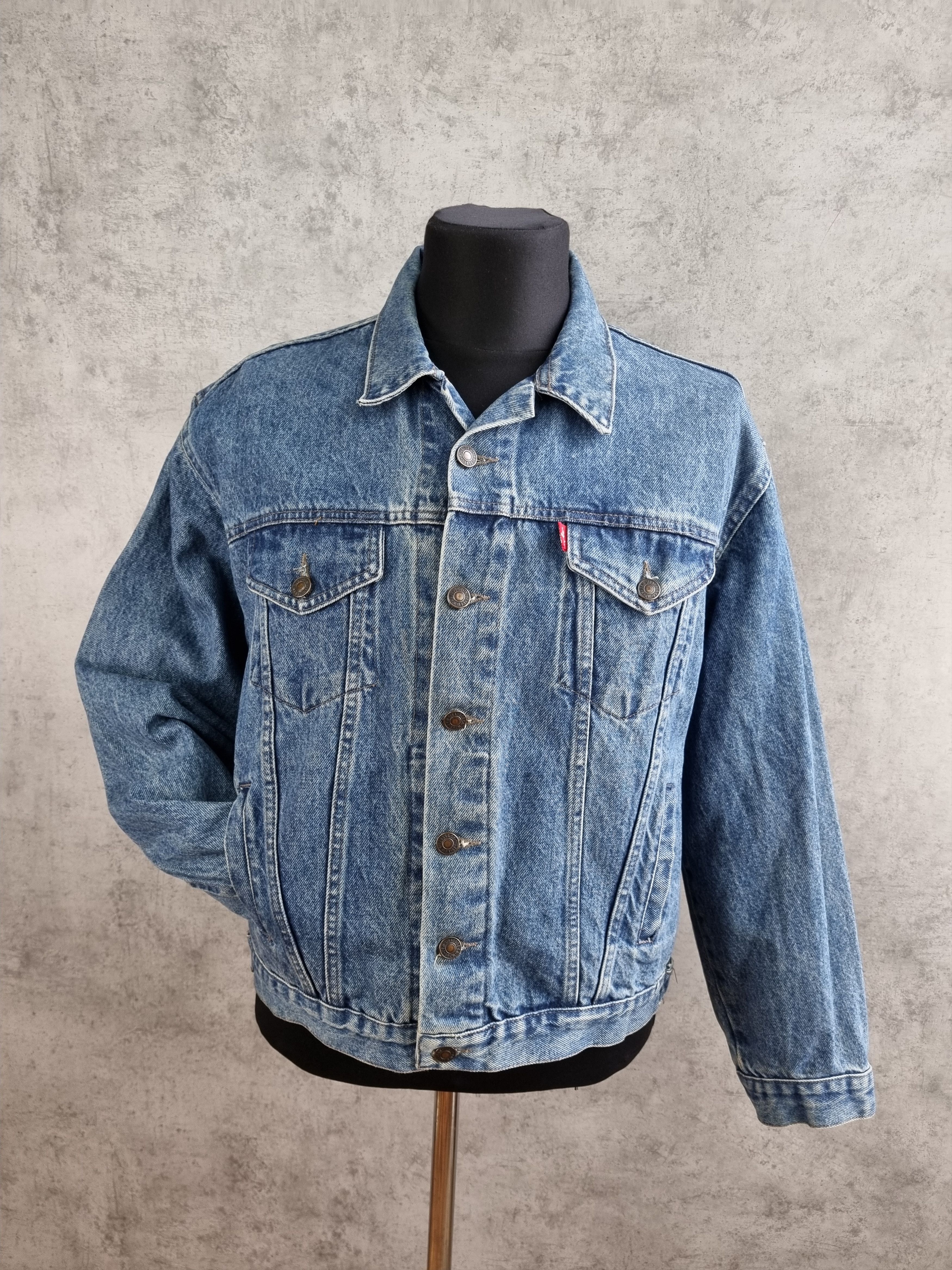 Levi's × Levi's Vintage Clothing 80s Vintage Faded Levis Denim Trucker Jacket Size US M / EU 48-50 / 2 - 12 Thumbnail