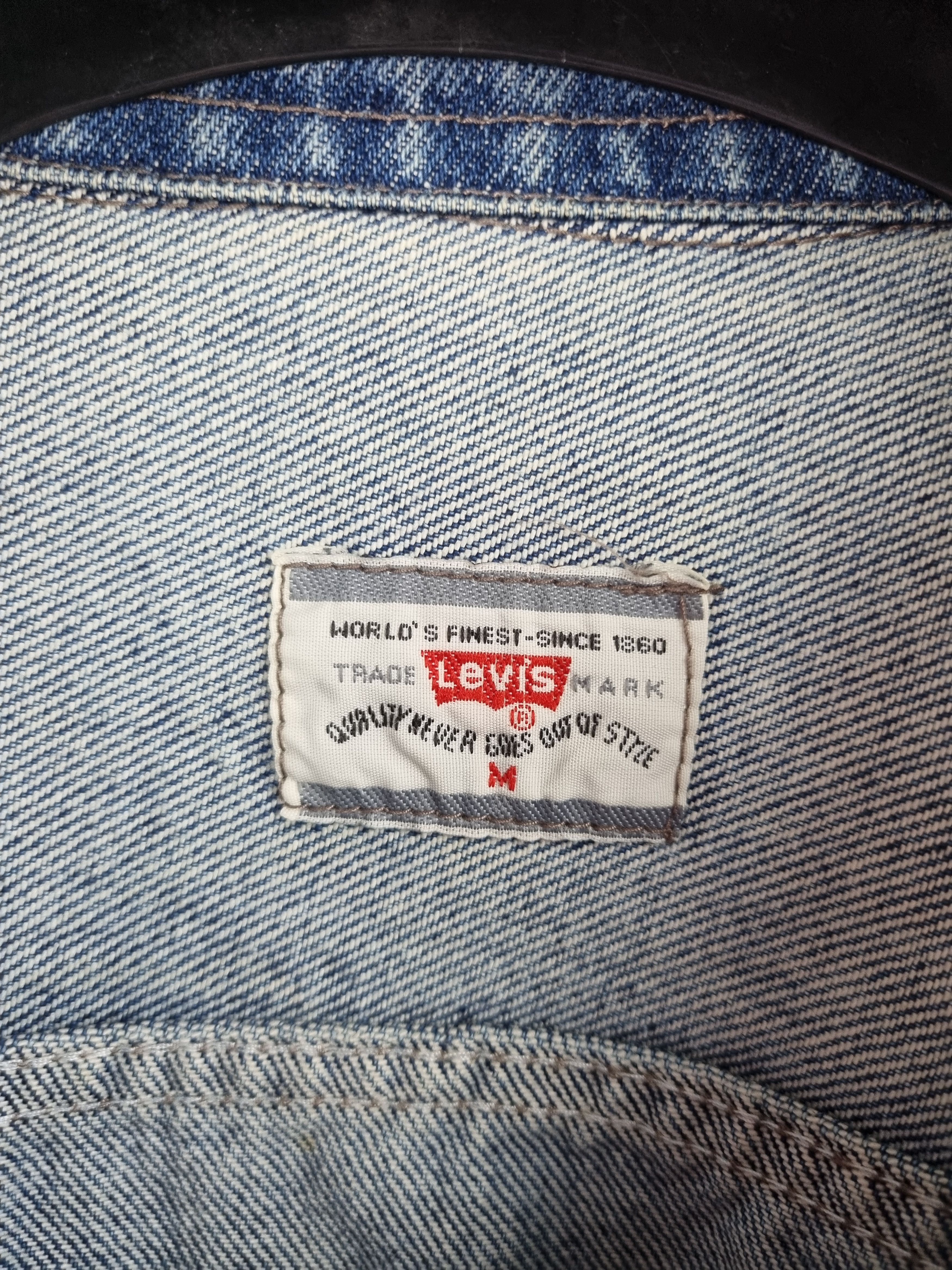 Levi's × Levi's Vintage Clothing 80s Vintage Faded Levis Denim Trucker Jacket Size US M / EU 48-50 / 2 - 16 Thumbnail