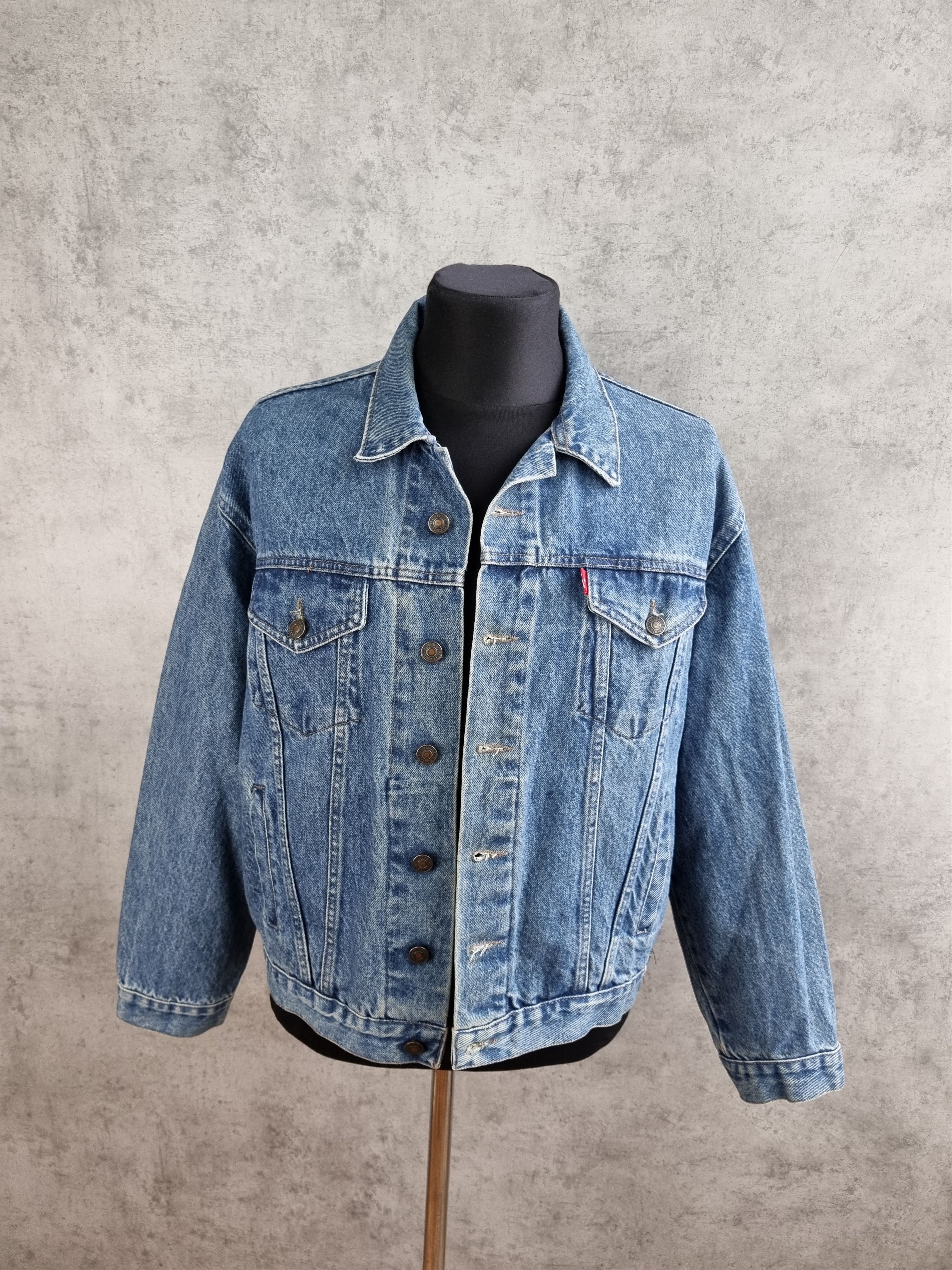 Levi's × Levi's Vintage Clothing 80s Vintage Faded Levis Denim Trucker Jacket Size US M / EU 48-50 / 2 - 6 Thumbnail