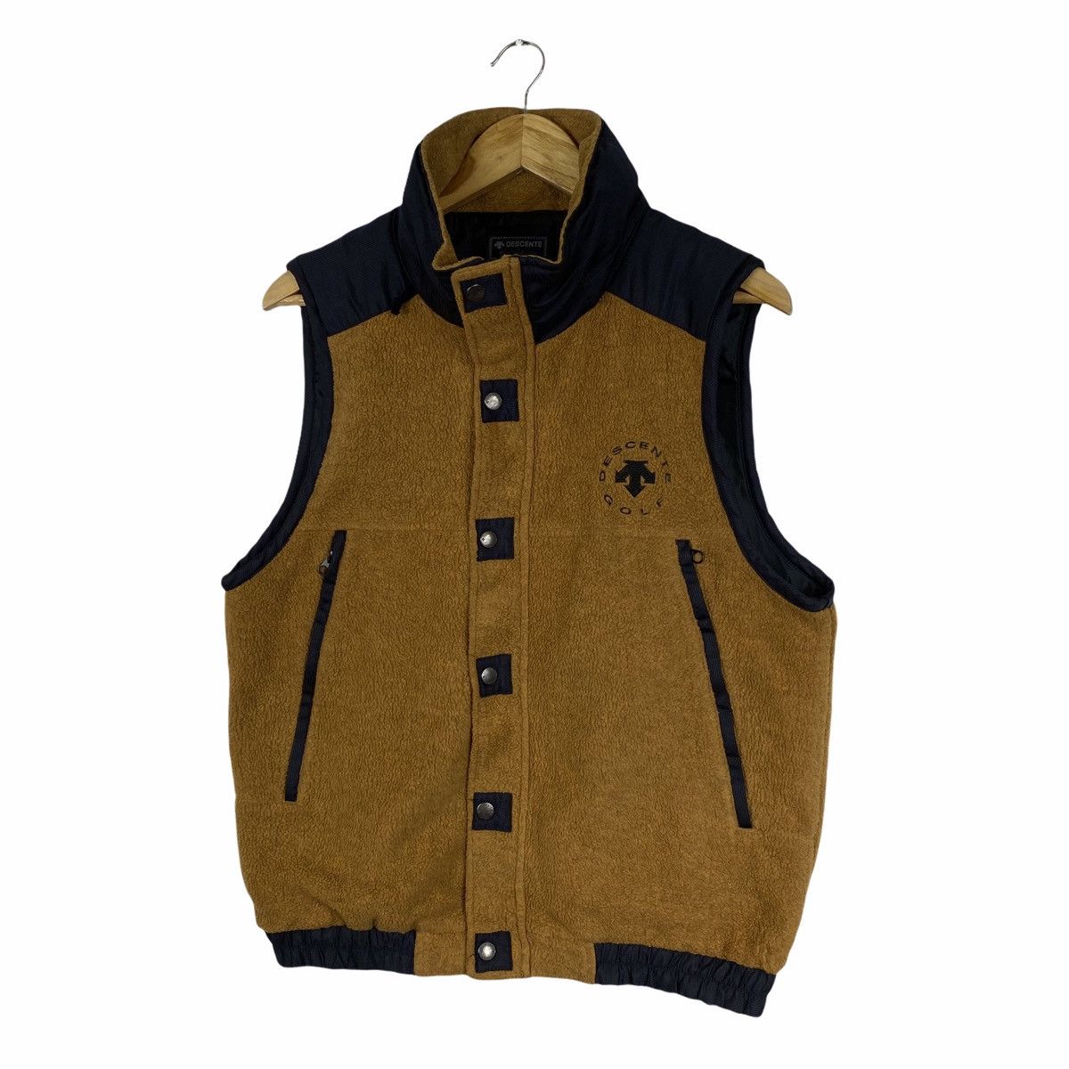 Descente × Vintage Vintage DESCENTE Golf Collection Fleece Vest Jacket Size US S / EU 44-46 / 1 - 4 Thumbnail