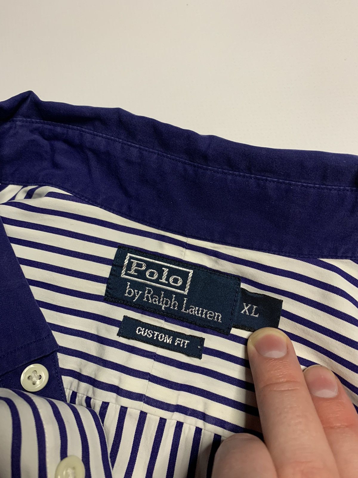 Lo Life × Polo Ralph Lauren Polo Ralph Lauren striped shirt Size US XL / EU 56 / 4 - 3 Thumbnail