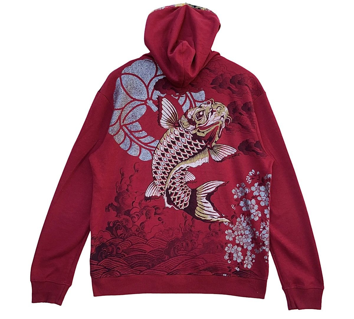 Japanese Brand Hype!!! 90s Sukajan Big Logo Hoodie | Zipper | Spell Out | L Size US L / EU 52-54 / 3 - 1 Thumbnail