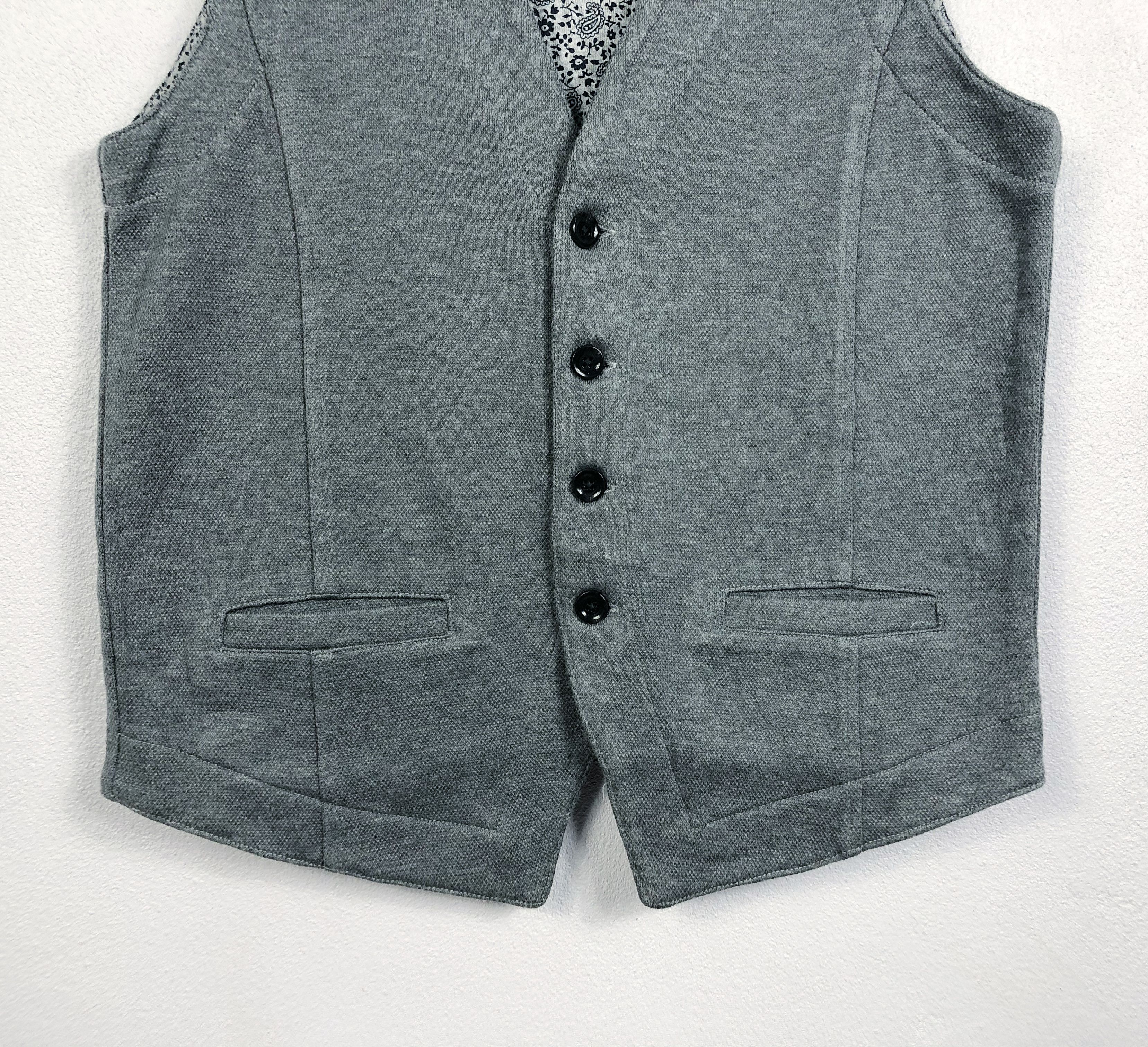 Beams Plus Rare Beams Japan Button Vest Bandana Motive Size US S / EU 44-46 / 1 - 3 Thumbnail