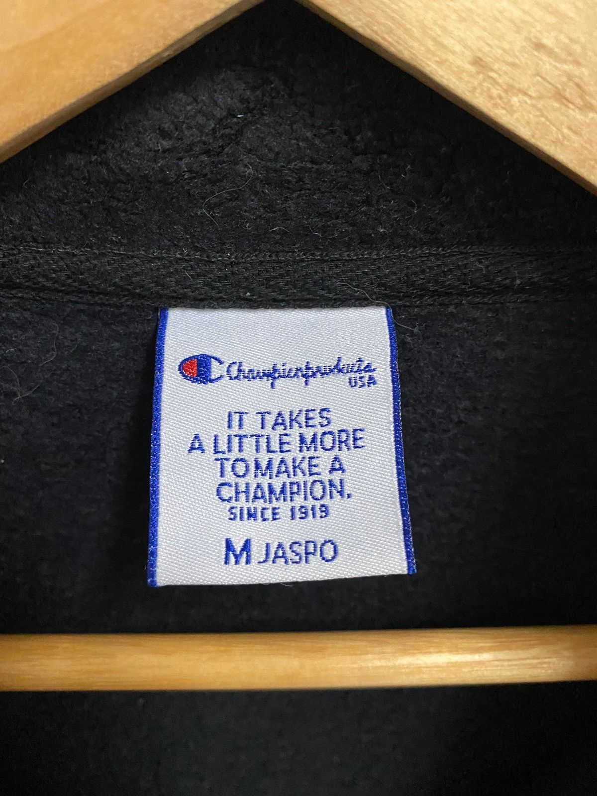 Champion × Vintage Vintage CHAMPION Script Small Logo Fleece Sweater Jacket Size US M / EU 48-50 / 2 - 4 Thumbnail