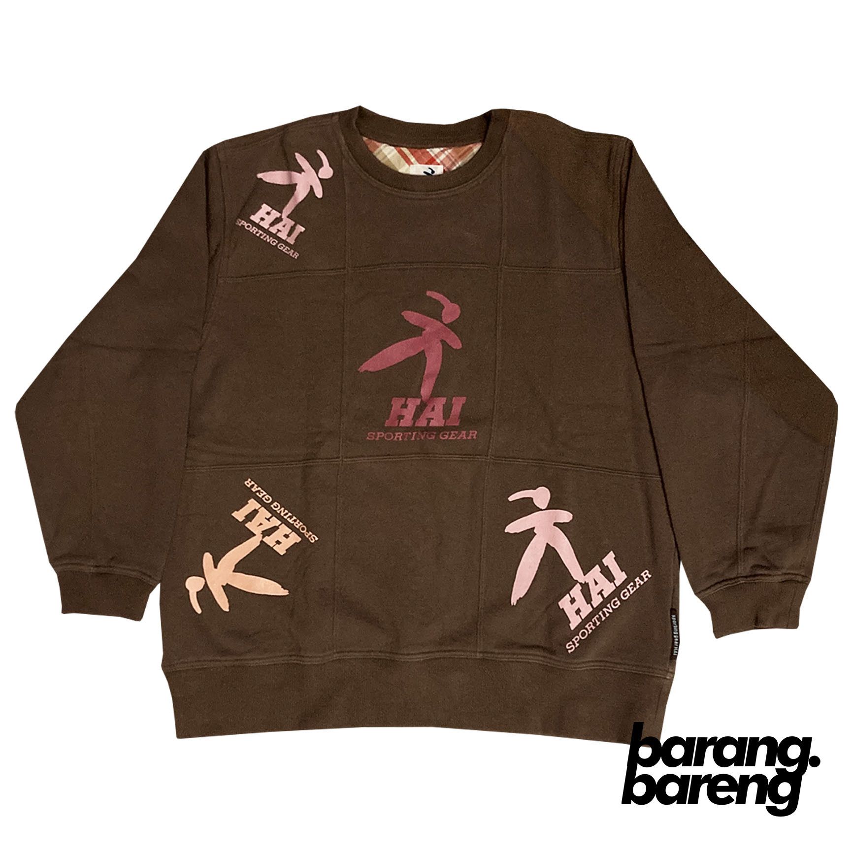 ISSEY MIYAKE HAI SPORTING GEAR VINTAGE SWEATER CREWNECK LOGO