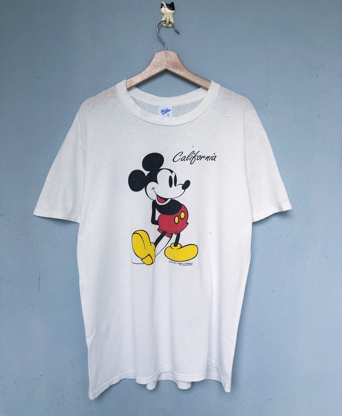Vintage Vintage Mickey Mouse California Velva Sheen Tee Made in USA Size US L / EU 52-54 / 3 - 1 Thumbnail