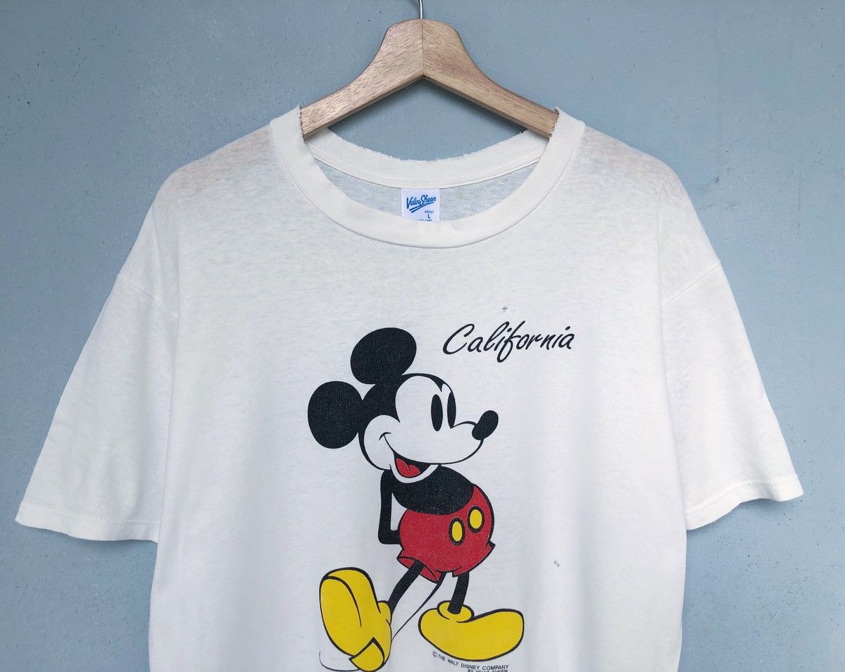 Vintage Vintage Mickey Mouse California Velva Sheen Tee Made in USA Size US L / EU 52-54 / 3 - 2 Thumbnail
