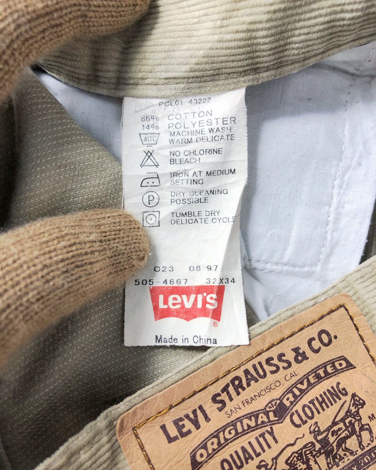 Levi's Rare Vintage Levi’s 505 Corduroy Pants Size US 32 / EU 48 - 8 Thumbnail