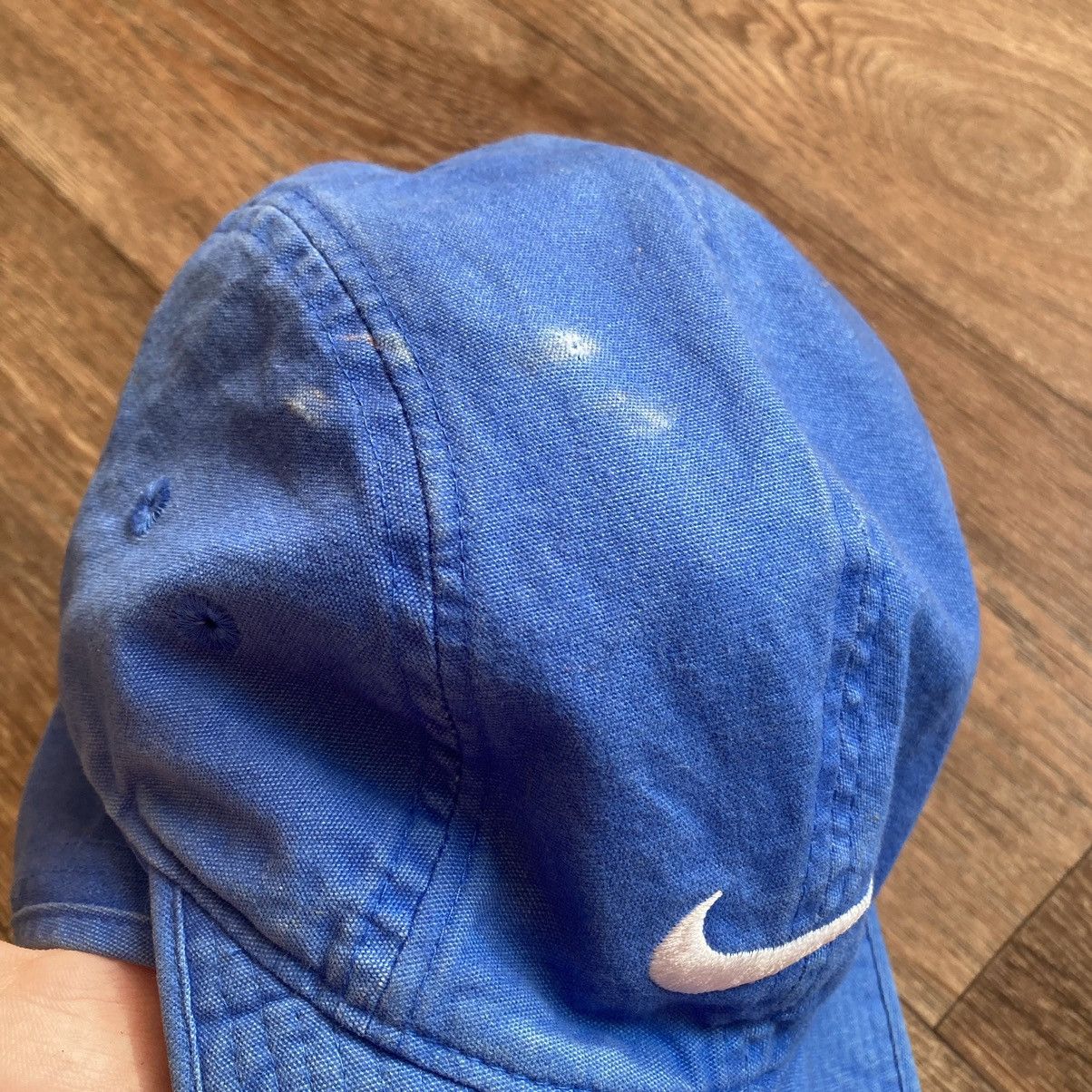 Nike × Vintage Vintage Distressed Safari Cap Nike 90s Size ONE SIZE - 5 Thumbnail