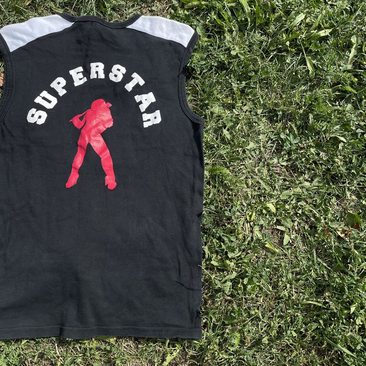 Vintage Y2K Sun Faded Graphic Tee Superstar Grunge Relaxed Cropped M Size US M / EU 48-50 / 2 - 3 Thumbnail