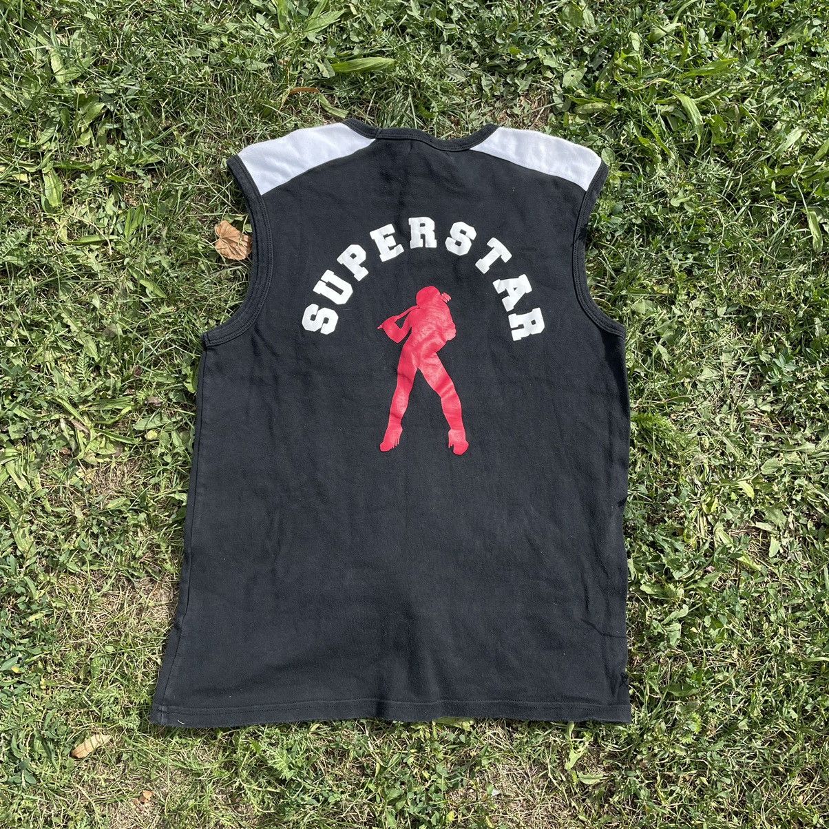 Vintage Y2K Sun Faded Graphic Tee Superstar Grunge Relaxed Cropped M Size US M / EU 48-50 / 2 - 1 Thumbnail