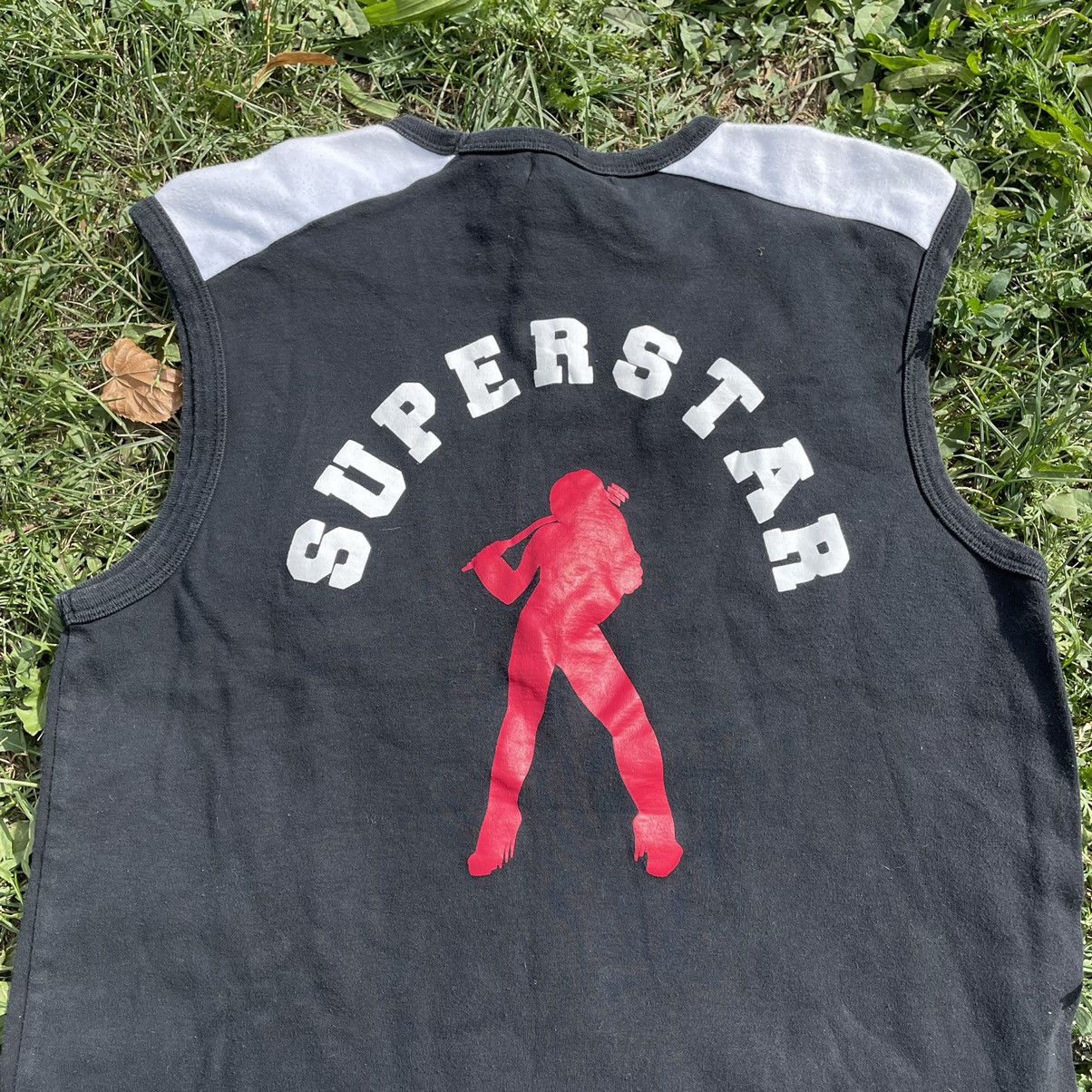 Vintage Y2K Sun Faded Graphic Tee Superstar Grunge Relaxed Cropped M Size US M / EU 48-50 / 2 - 2 Thumbnail