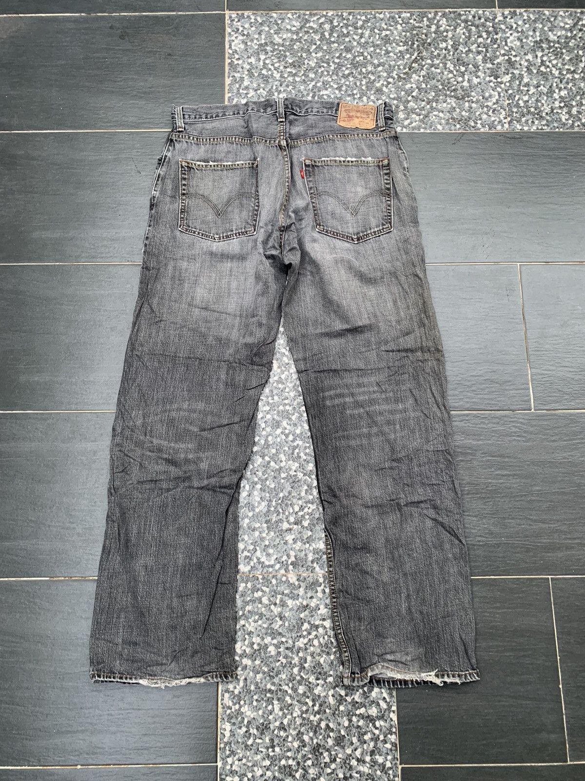 Levi's Vintage Levis 569 Distressed Denim Size US 38 / EU 54 - 7 Thumbnail