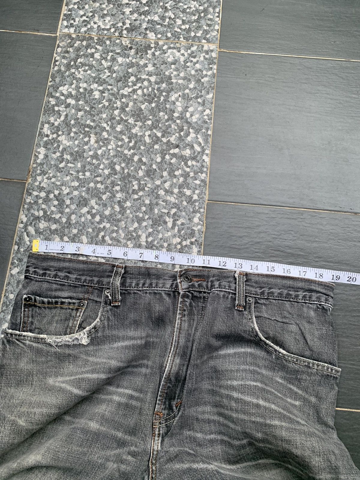 Levi's Vintage Levis 569 Distressed Denim Size US 38 / EU 54 - 13 Thumbnail
