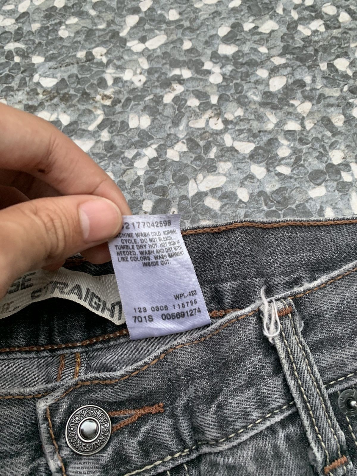 Levi's Vintage Levis 569 Distressed Denim Size US 38 / EU 54 - 6 Thumbnail