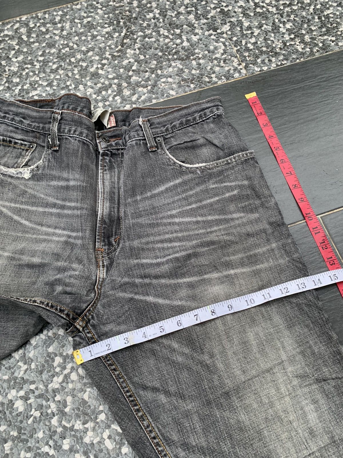 Levi's Vintage Levis 569 Distressed Denim Size US 38 / EU 54 - 14 Thumbnail