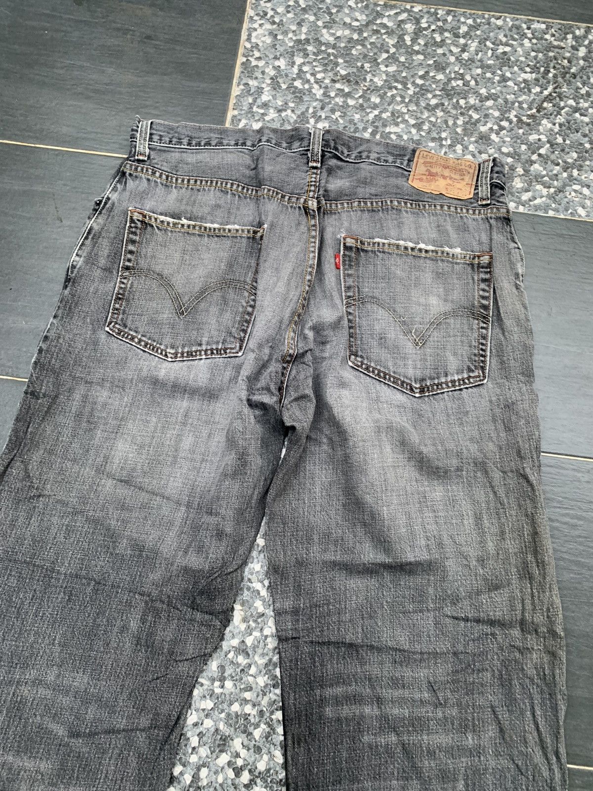 Levi's Vintage Levis 569 Distressed Denim Size US 38 / EU 54 - 10 Thumbnail