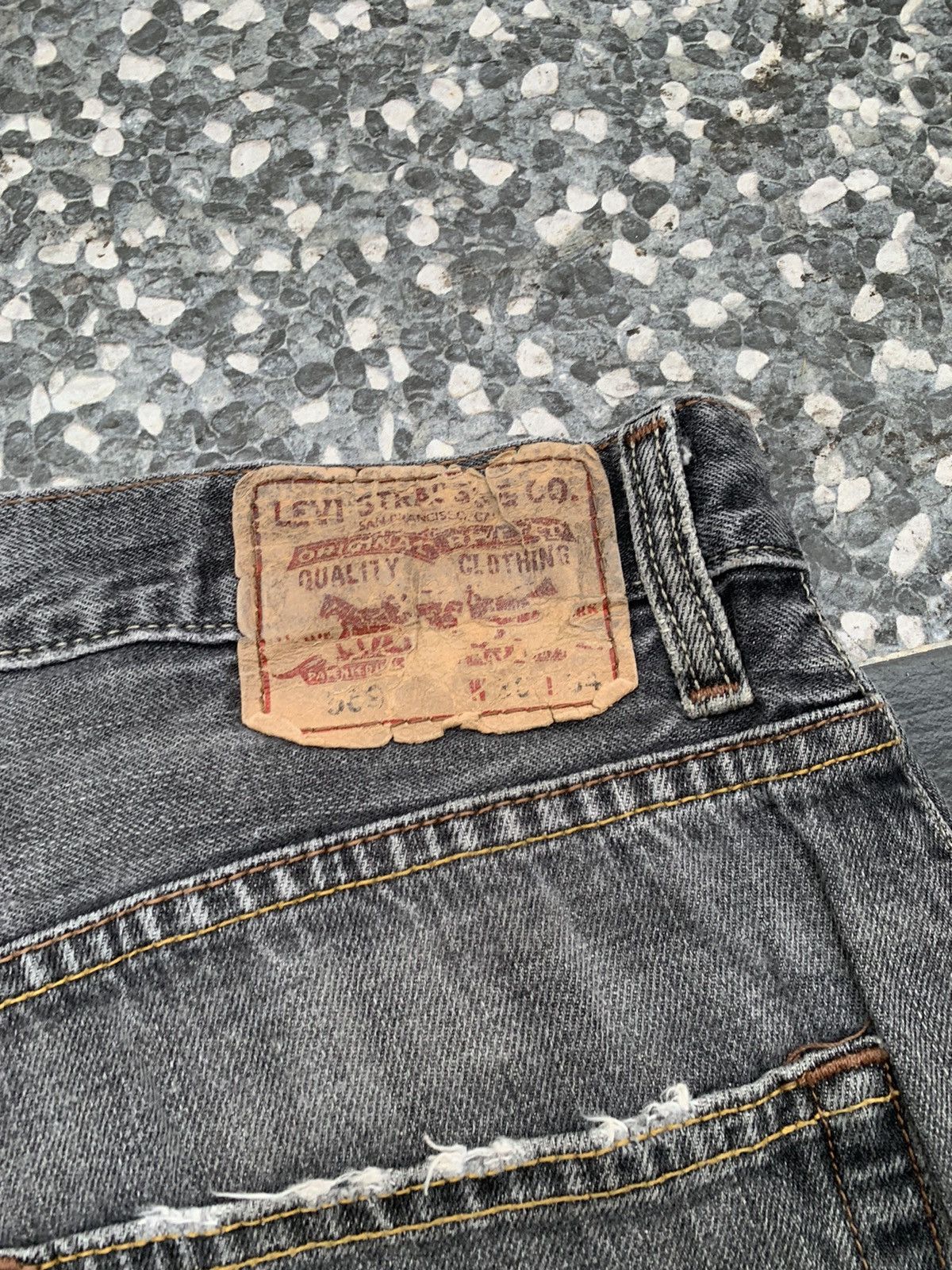 Levi's Vintage Levis 569 Distressed Denim Size US 38 / EU 54 - 12 Thumbnail