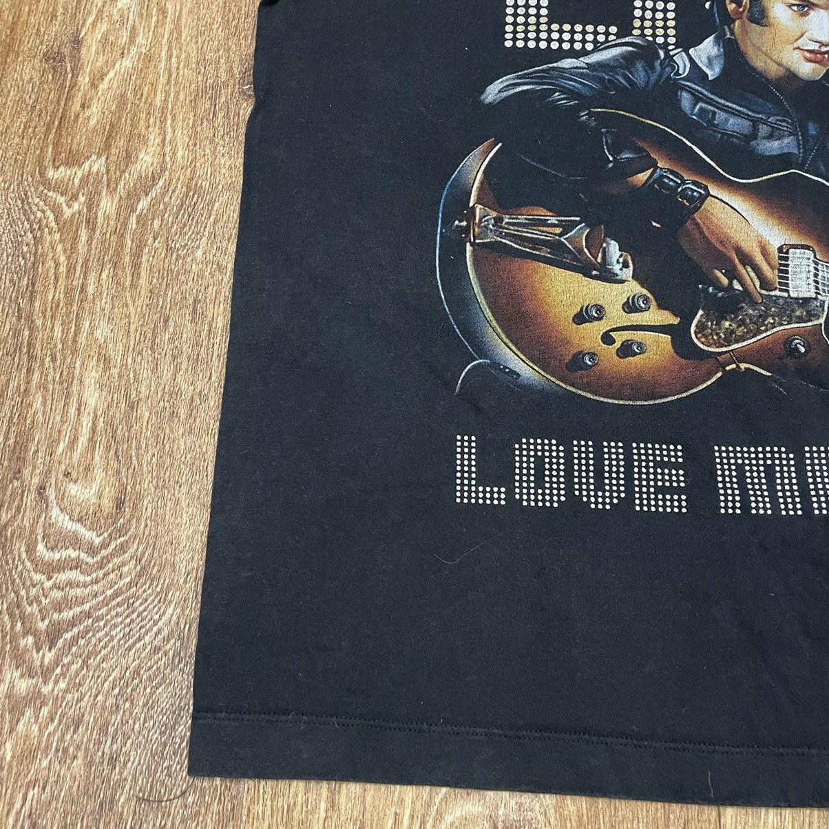 Vintage Vintage 90s Elvis Presley Graphic Band Tee Faded Black XL Size US XL / EU 56 / 4 - 3 Thumbnail