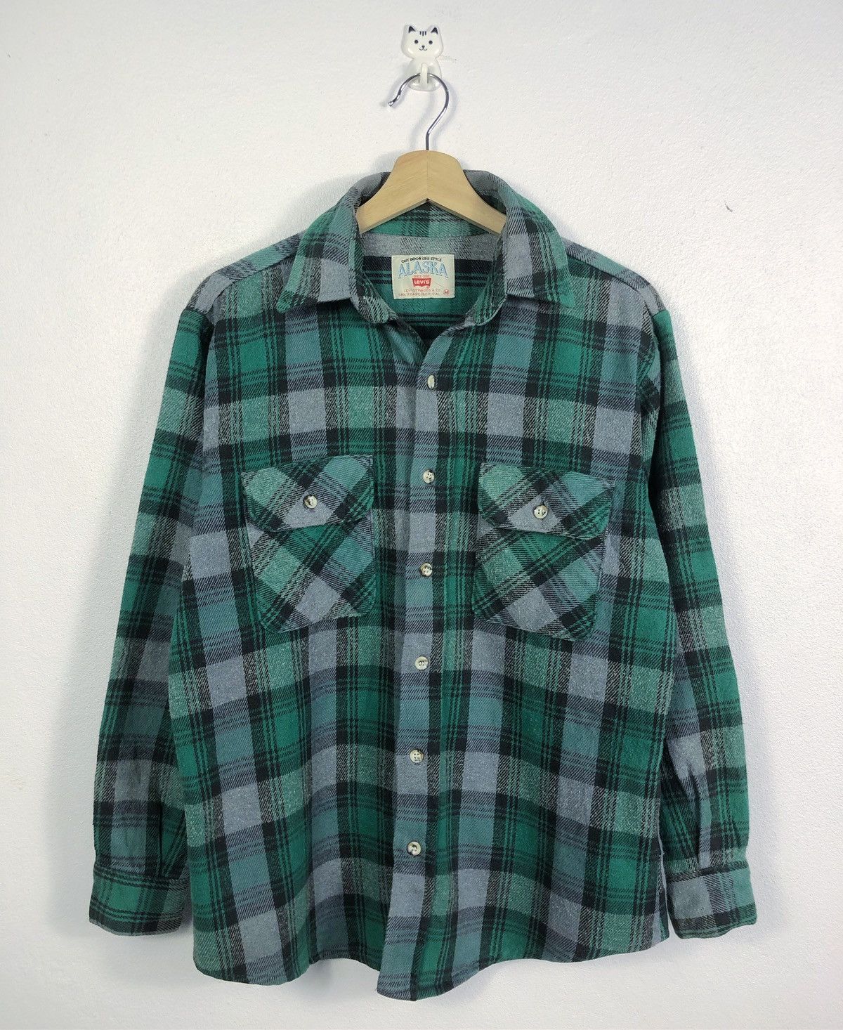 Levi's Vintage Levi’s Alaska Button Ups Flannel Shirt Made in USA Size US M / EU 48-50 / 2 - 1 Thumbnail
