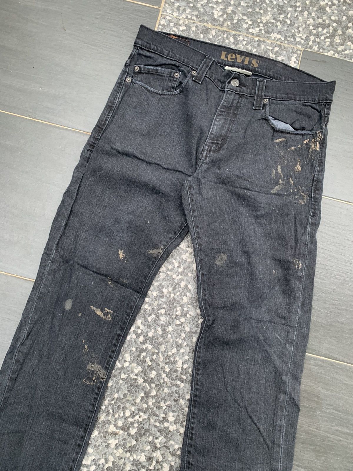 Levi's Levis 511 Black Denim Size US 33 - 2 Thumbnail