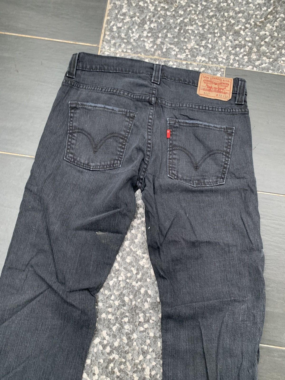 Levi's Levis 511 Black Denim Size US 33 - 9 Thumbnail
