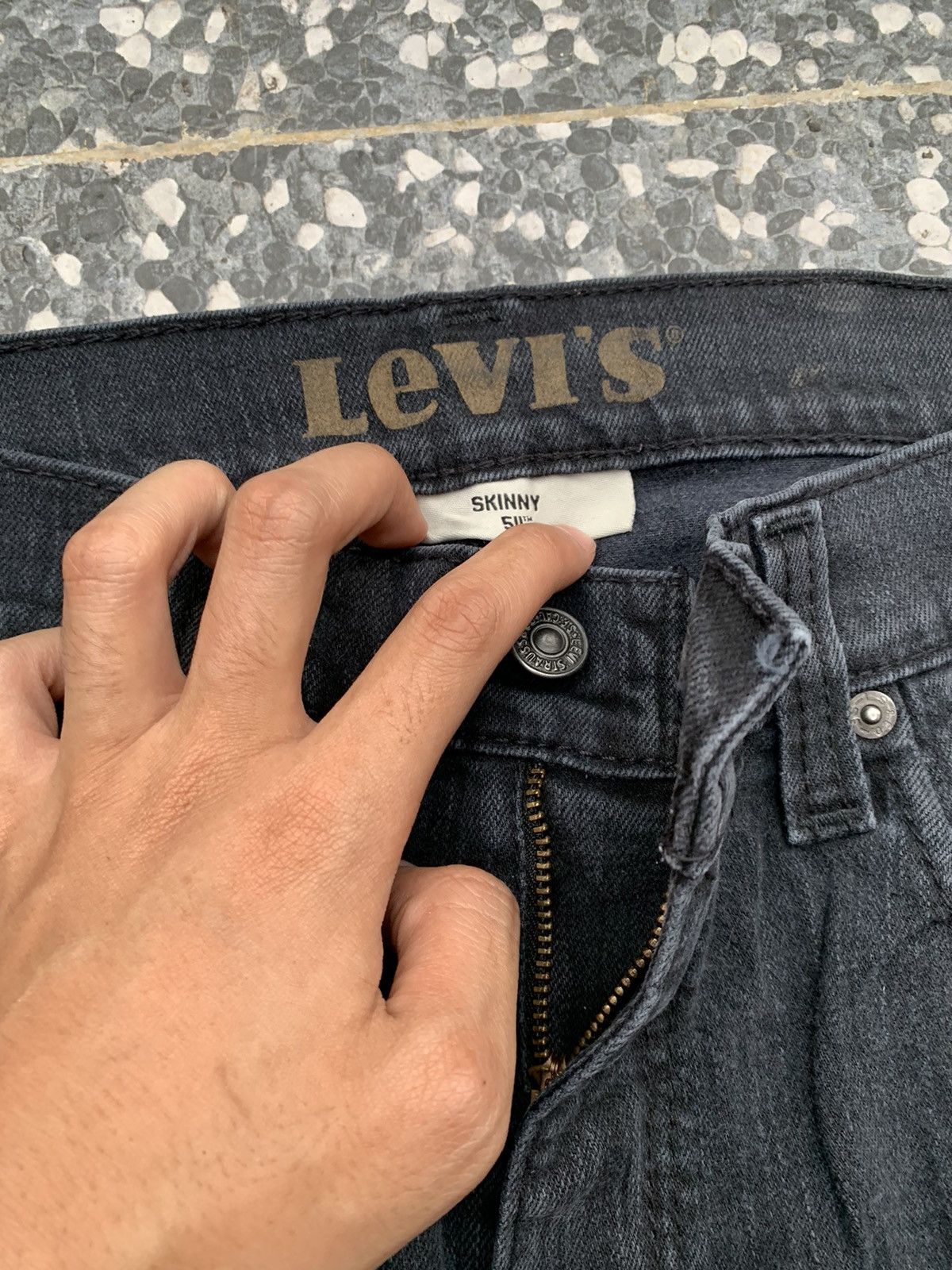Levi's Levis 511 Black Denim Size US 33 - 3 Thumbnail