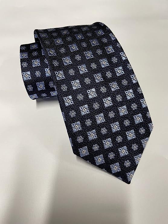 Ermenegildo Zegna Ermenegildo Zegna Geometric Grid Silk Tie, Size Regular Size ONE SIZE - 6 Thumbnail