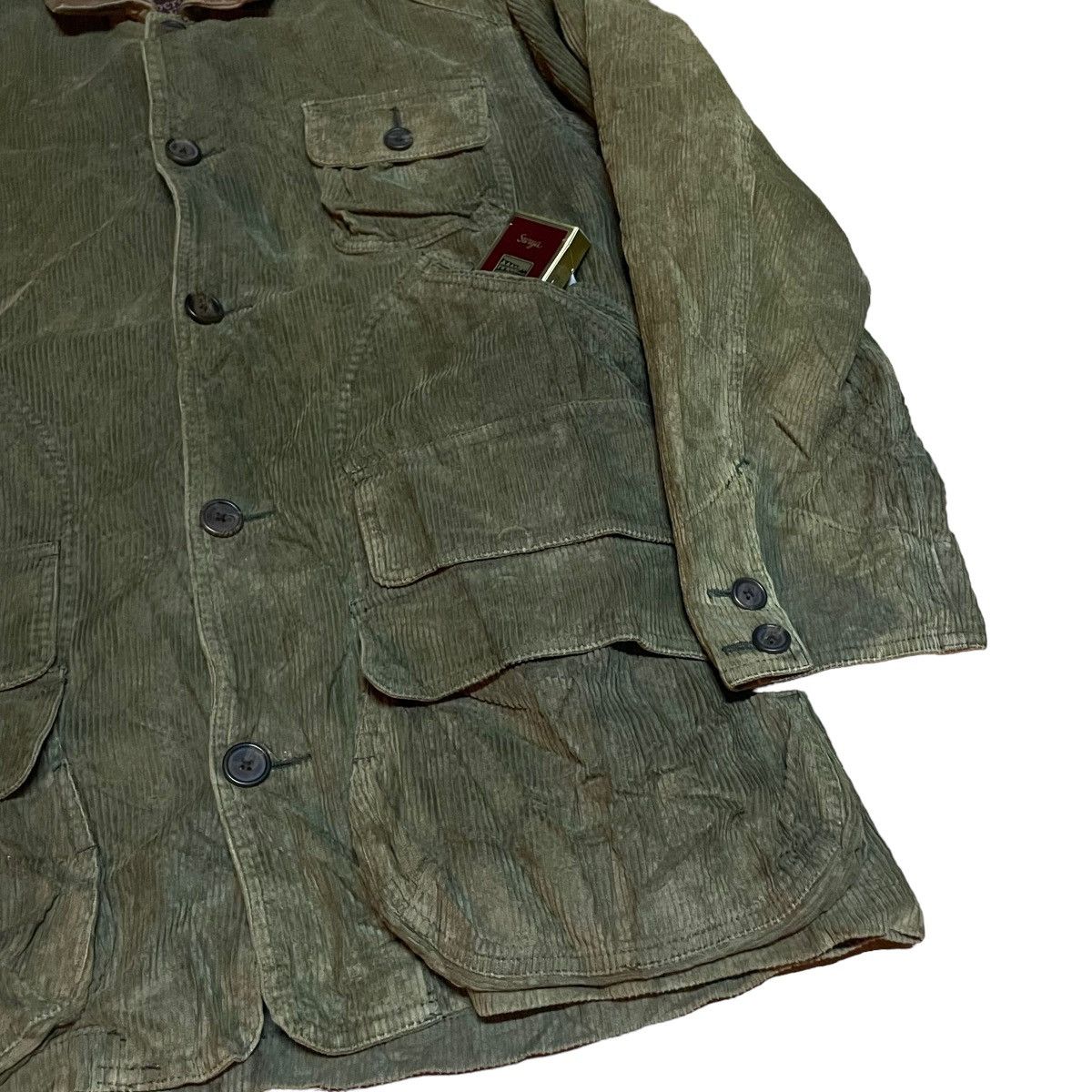 Abercrombie & Fitch VINTAGE ABERCROMBIE & FITCH CORDUROY LEATHER COLLAR JACKET Size US S / EU 44-46 / 1 - 4 Thumbnail
