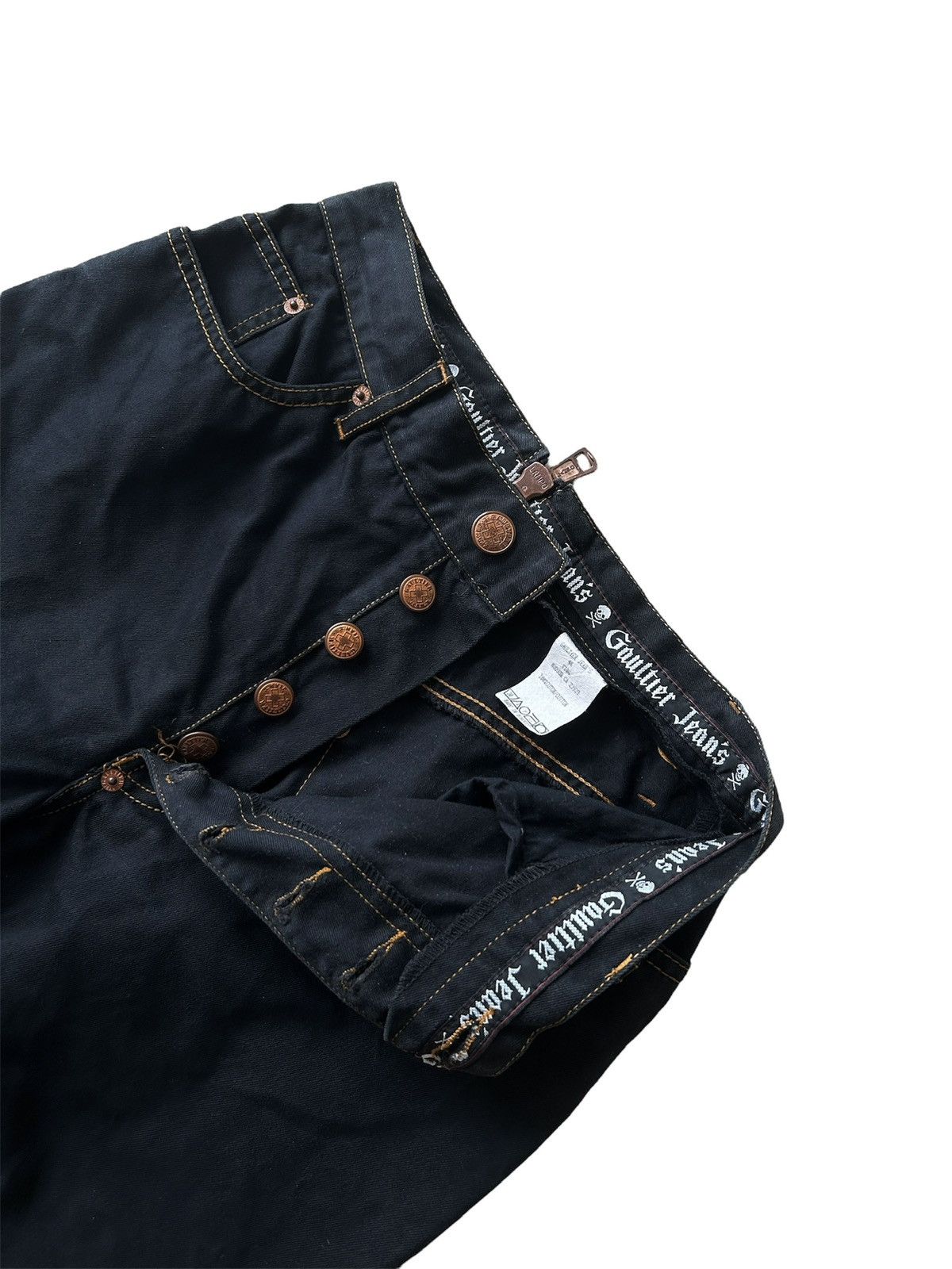 Archive Jean Paul Gaultier “JPG jeans” zip denim
