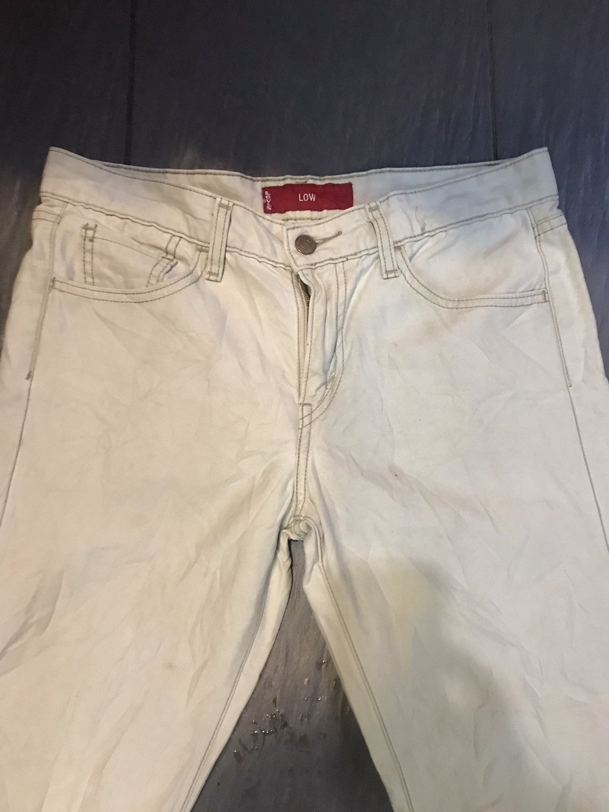 Levi's × Tornado Mart Flare jeans Levis boot cut white Size US 32 / EU 48 - 3 Thumbnail
