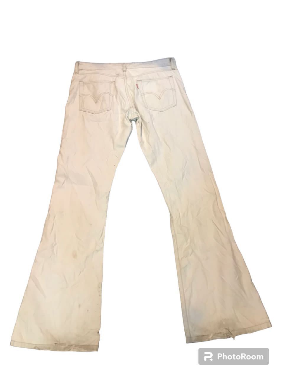 Flare jeans Levis boot cut white