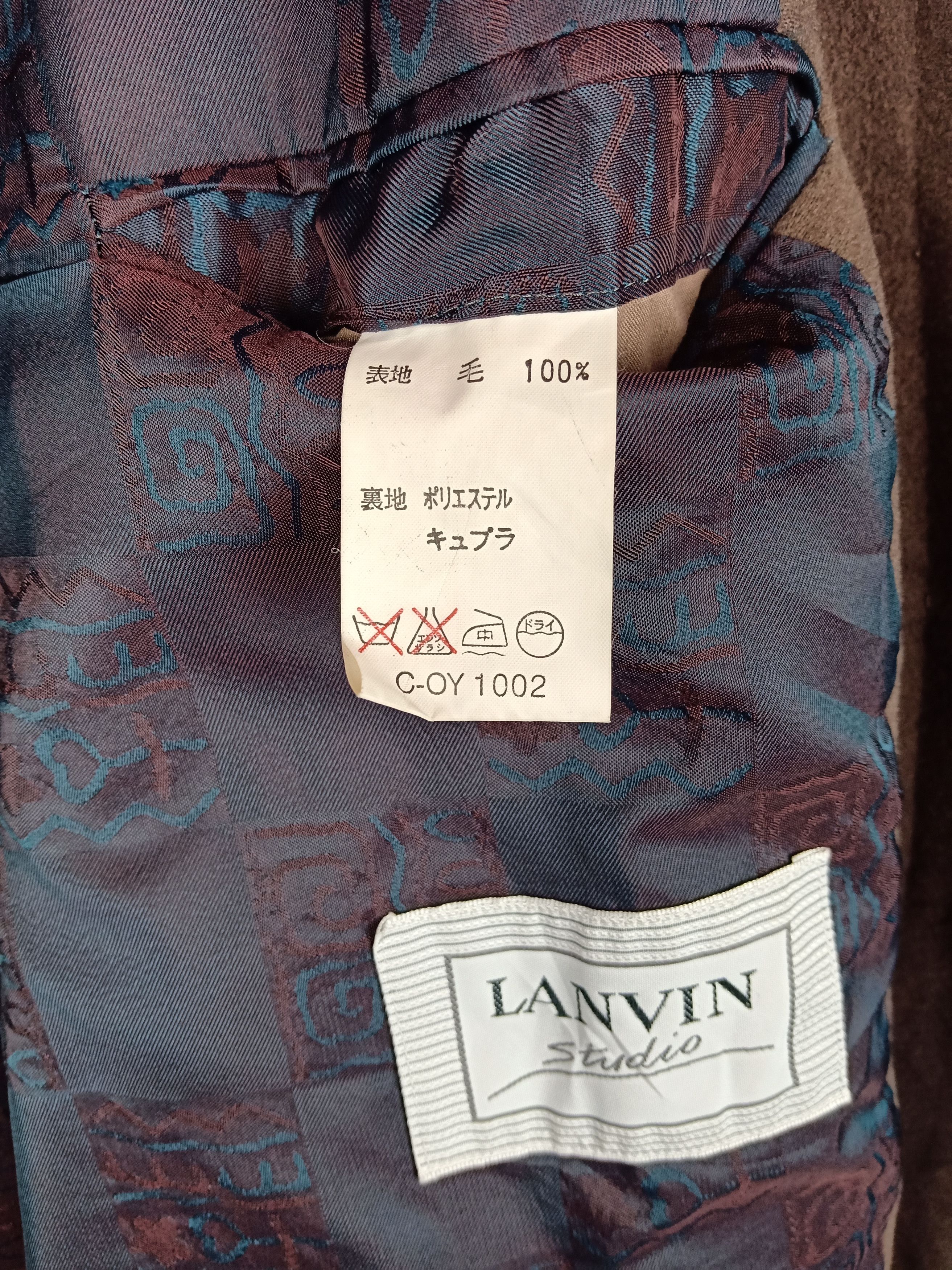 Lanvin LANVIN STUDIO LONG WOOL COAT Size US M / EU 48-50 / 2 - 5 Thumbnail