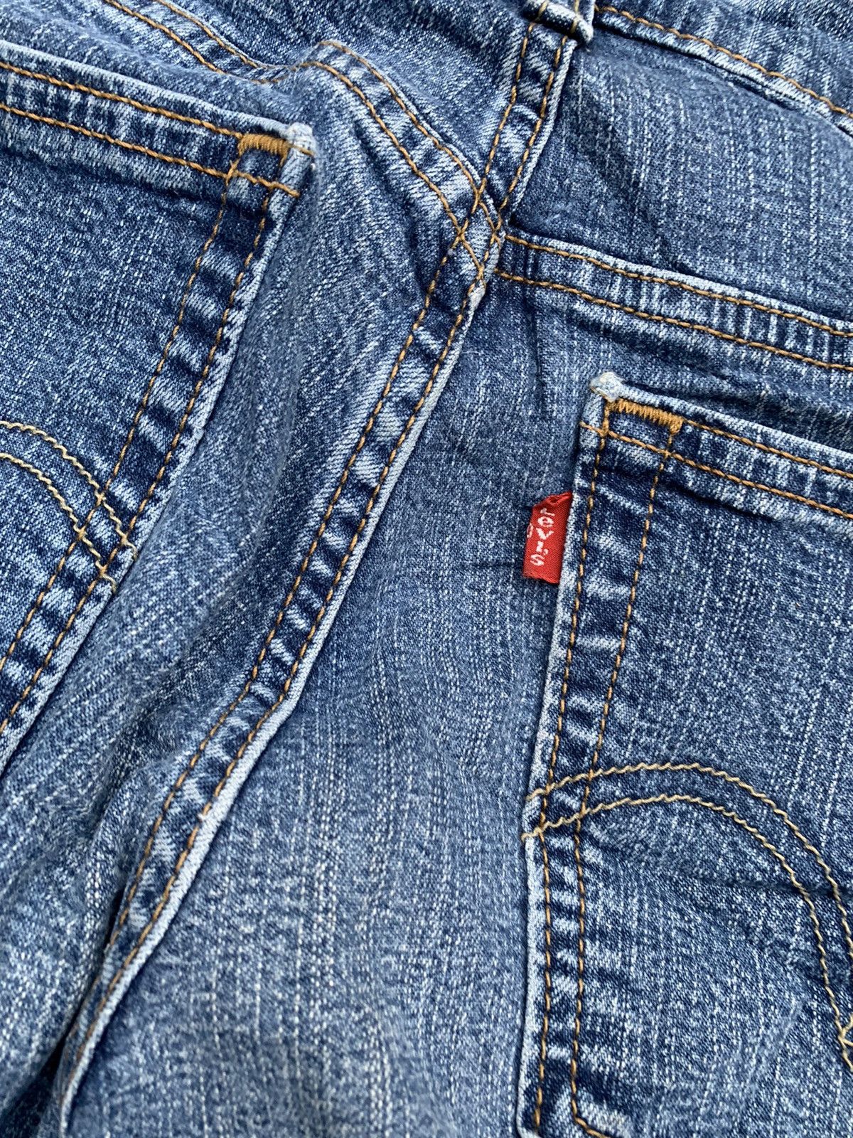 Levi's Vintage Flare levis 550 Faded Wash Denim Size US 31 - 11 Thumbnail