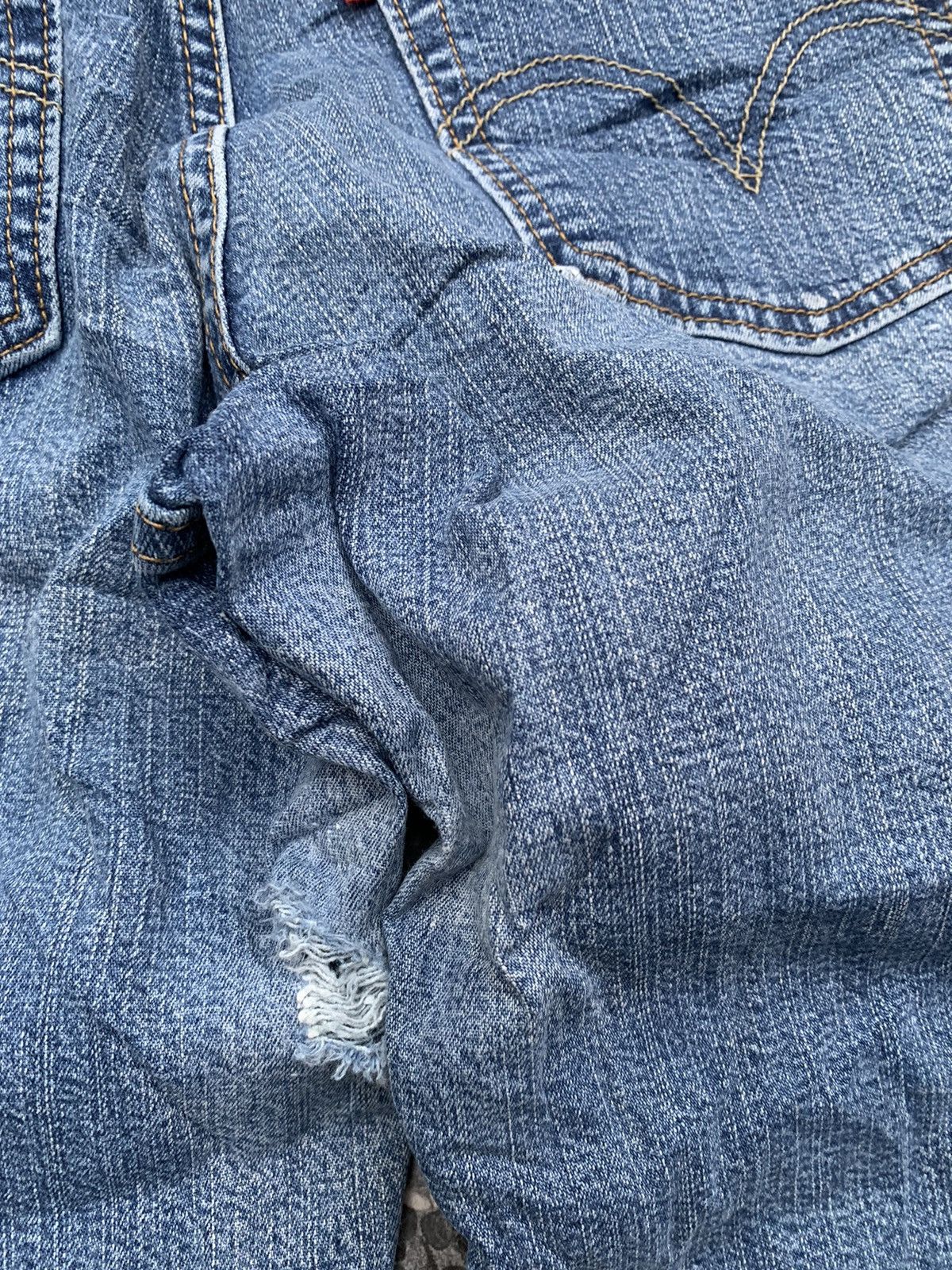 Levi's Vintage Flare levis 550 Faded Wash Denim Size US 31 - 10 Thumbnail
