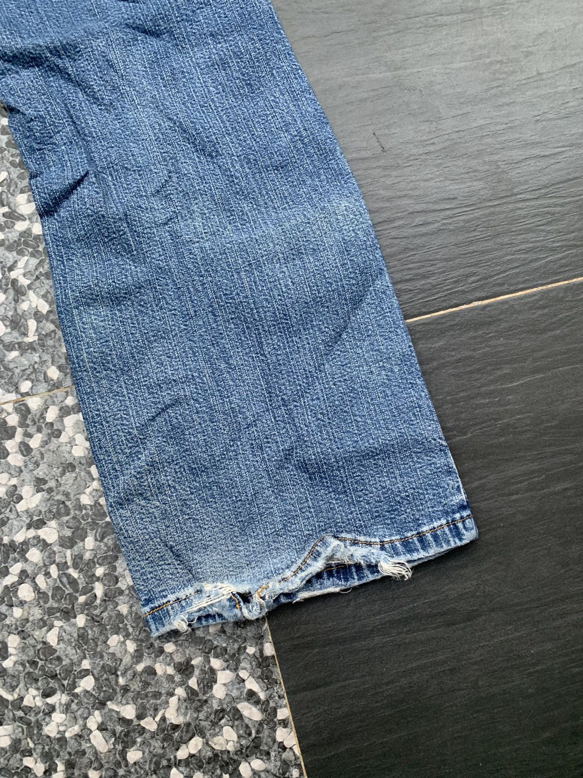 Levi's Vintage Flare levis 550 Faded Wash Denim Size US 31 - 9 Thumbnail