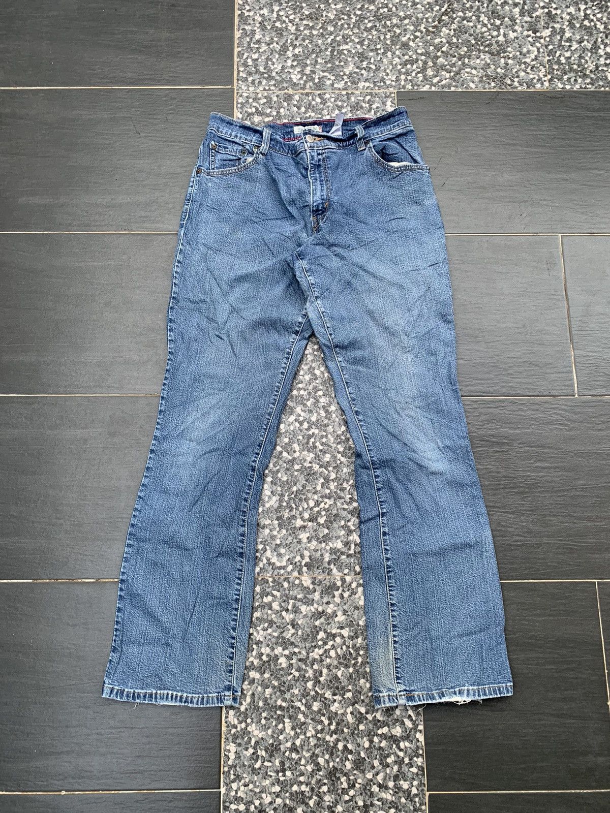 Vintage Flare levis 550 Faded Wash Denim