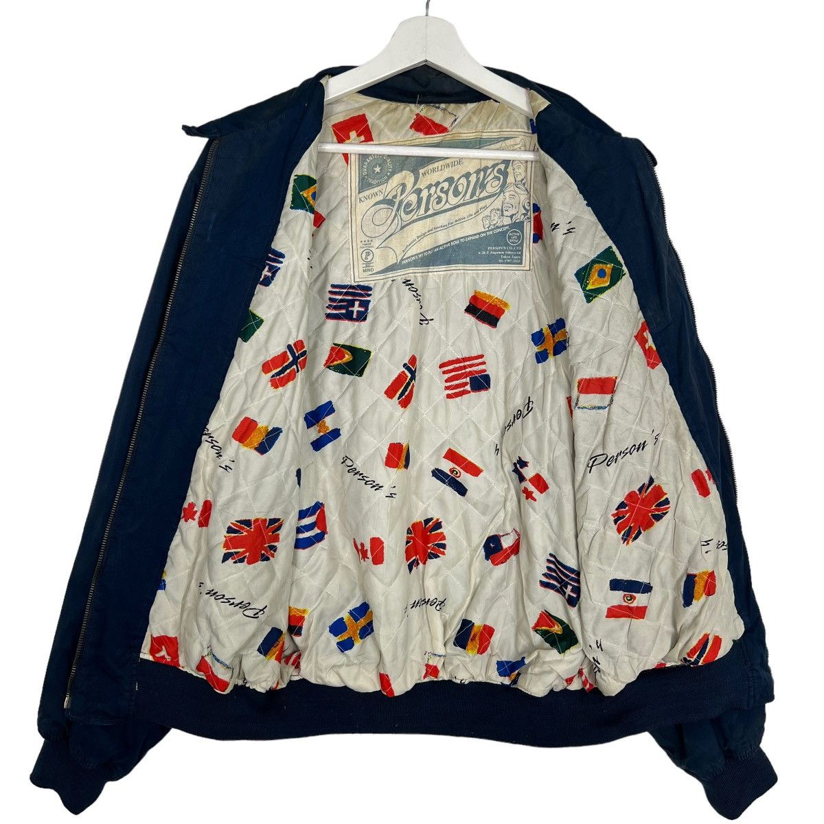 PERSON'S 💥 VINTAGE PERSON'S FOR MEN BOMBER JACKET Size US L / EU 52-54 / 3 - 6 Thumbnail