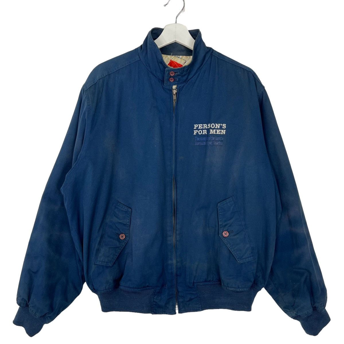 PERSON'S 💥 VINTAGE PERSON'S FOR MEN BOMBER JACKET Size US L / EU 52-54 / 3 - 1 Thumbnail