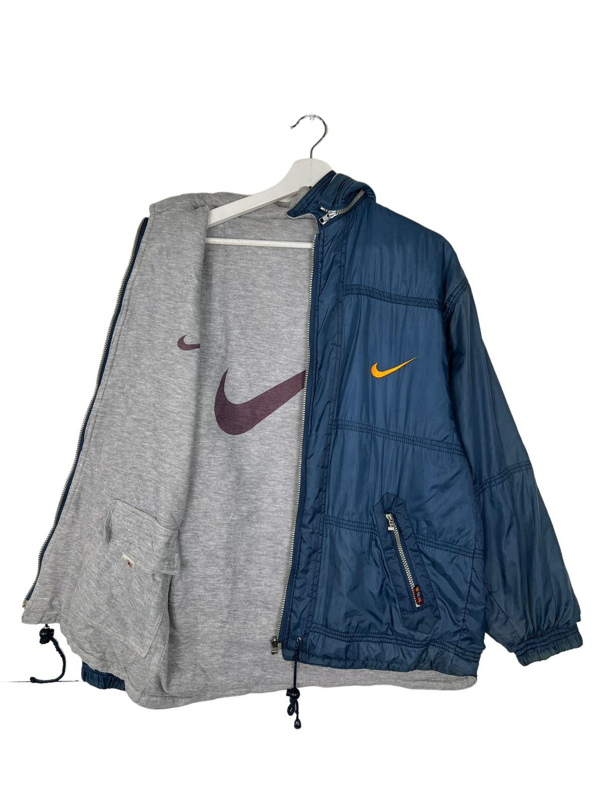 Nike 💥 VINTAGE NIKE REVERSIBLE BIG LOGO Size US M / EU 48-50 / 2 - 5 Thumbnail