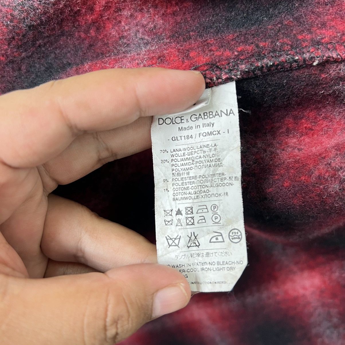Dolce & Gabbana 💥 DOLCE & GABBANA PLAID LINER JACKET MADE IN ITALY Size US M / EU 48-50 / 2 - 10 Thumbnail