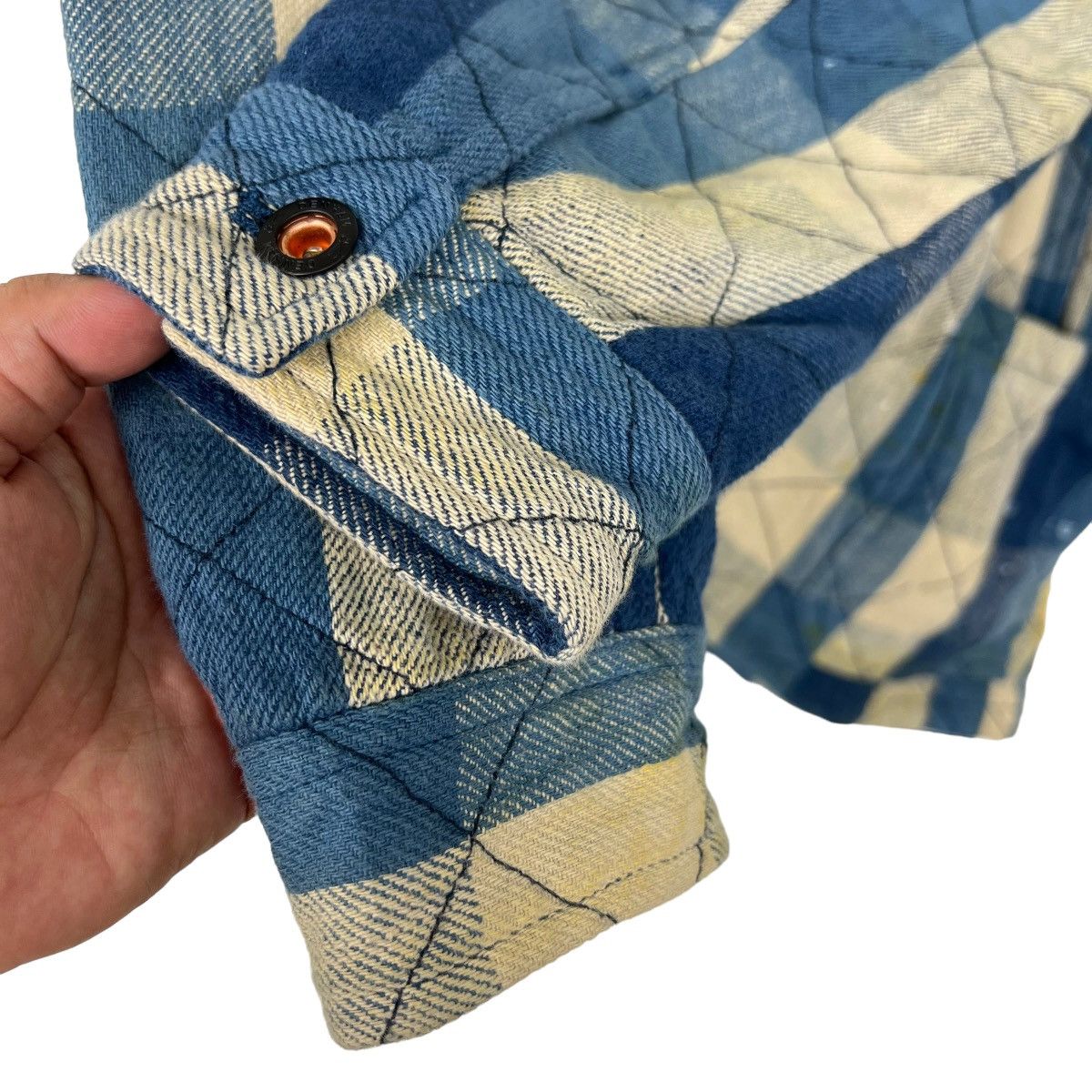 DENHAM 💥 THE JEANMAKER DENHAM CHECK PLAID CHORE JACKET Size US S / EU 44-46 / 1 - 8 Thumbnail