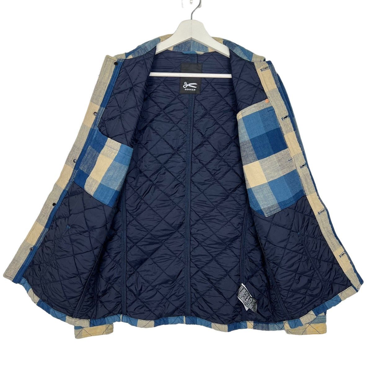 DENHAM 💥 THE JEANMAKER DENHAM CHECK PLAID CHORE JACKET Size US S / EU 44-46 / 1 - 6 Thumbnail