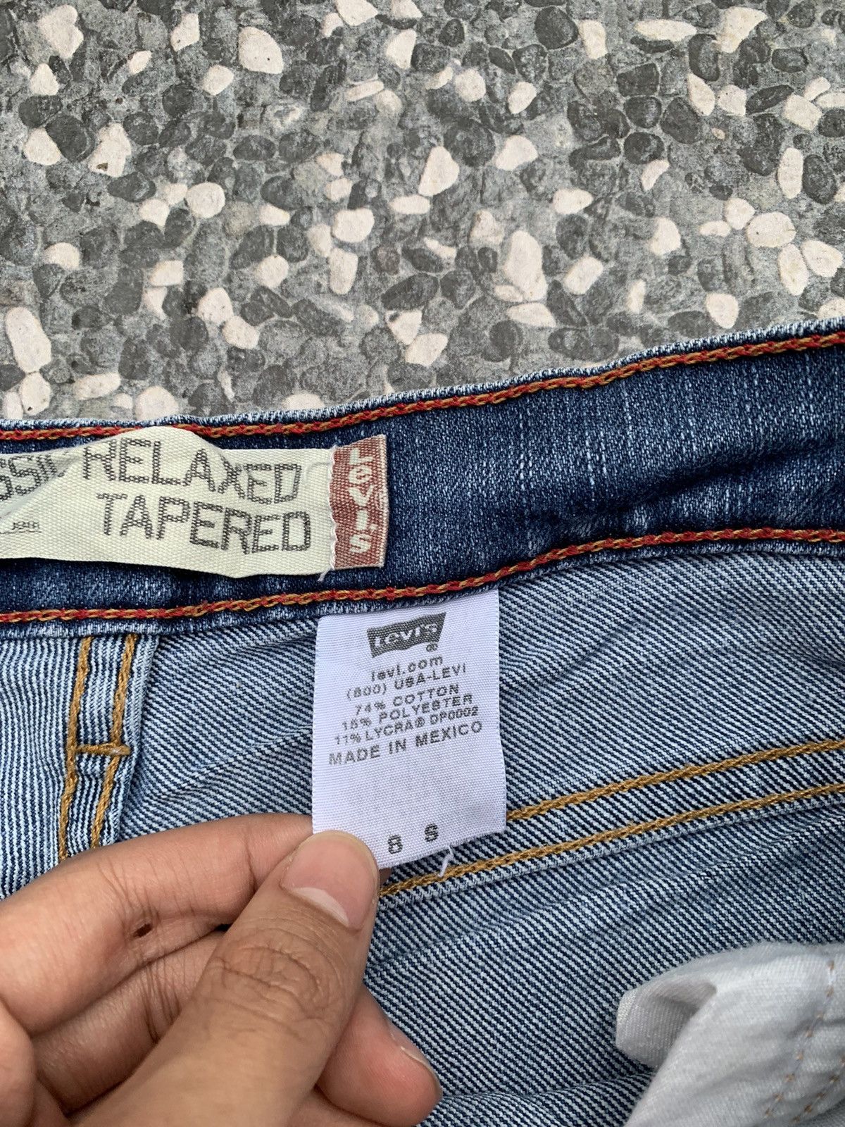 Levi's Levis 550 Faded Wash Denim Size US 30 / EU 46 - 5 Thumbnail