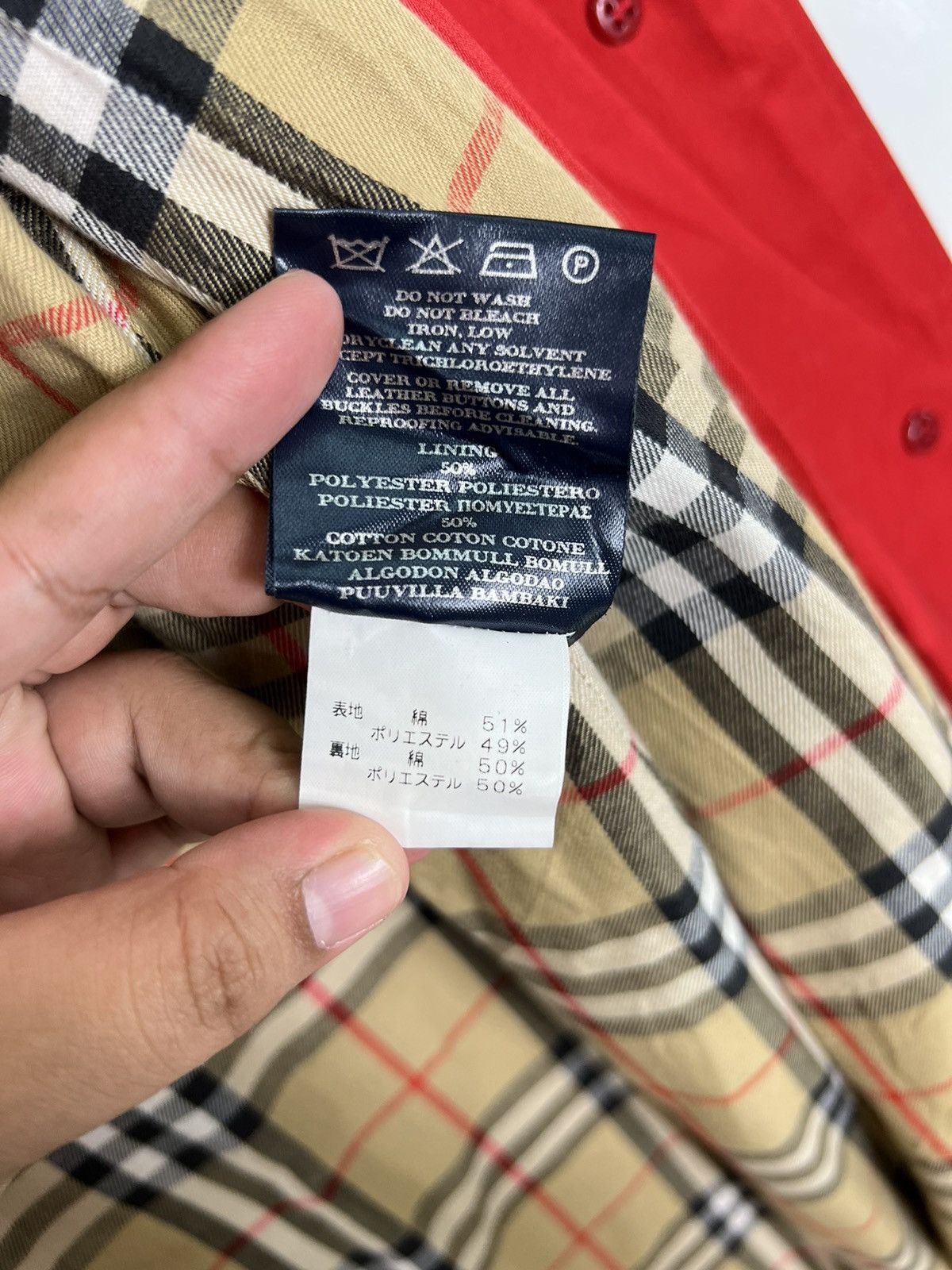 Burberry 💥 BURBERRY LONDON NOVA CHECK LINING MADE IN ENGLAND Size US S / EU 44-46 / 1 - 10 Thumbnail