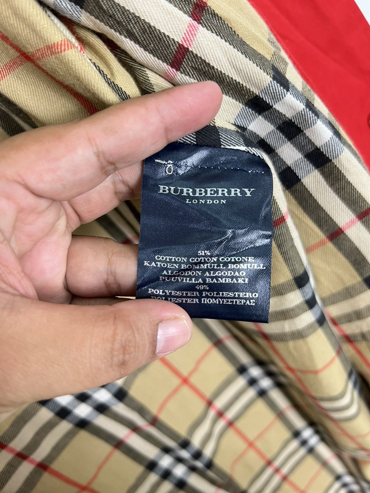 Burberry 💥 BURBERRY LONDON NOVA CHECK LINING MADE IN ENGLAND Size US S / EU 44-46 / 1 - 9 Thumbnail