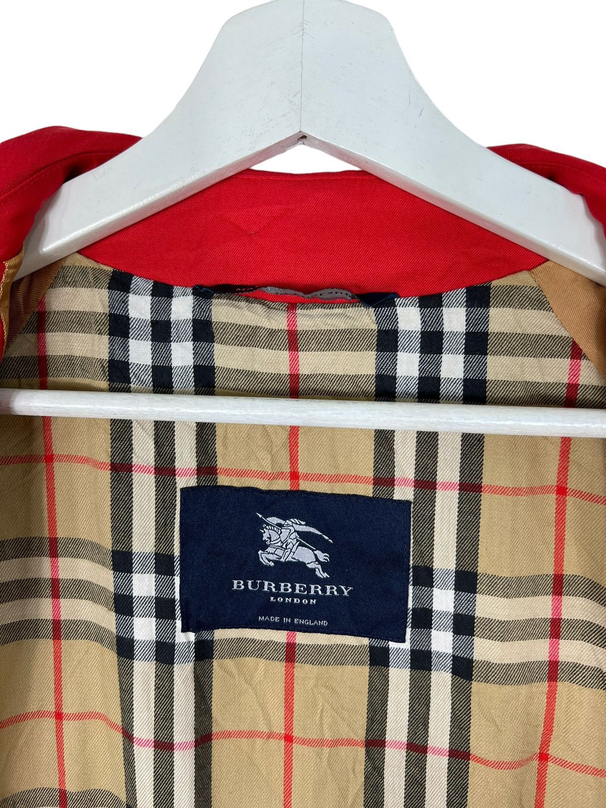 Burberry 💥 BURBERRY LONDON NOVA CHECK LINING MADE IN ENGLAND Size US S / EU 44-46 / 1 - 8 Thumbnail