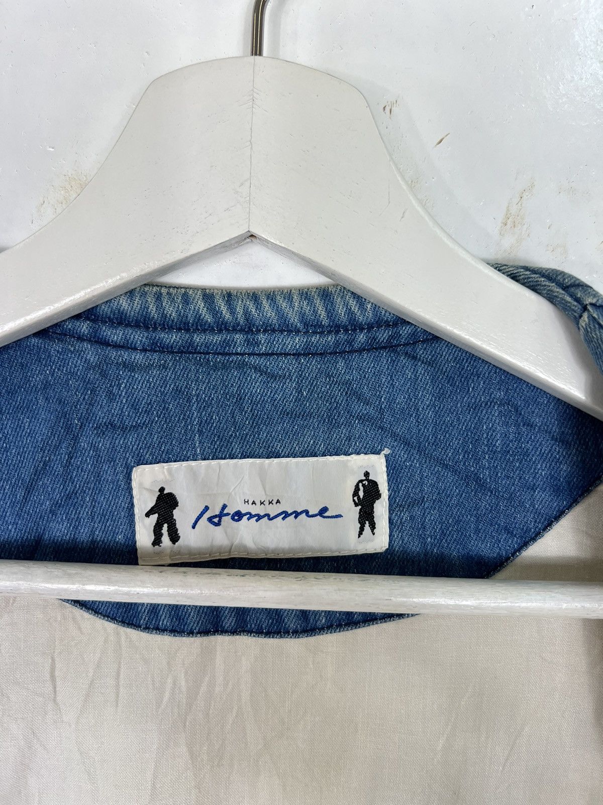 Hiroshi Kato × Indigo × Japanese Brand 💥 HAKKA HOMME INDIGO BLUE DYED JACKET Size US M / EU 48-50 / 2 - 9 Thumbnail