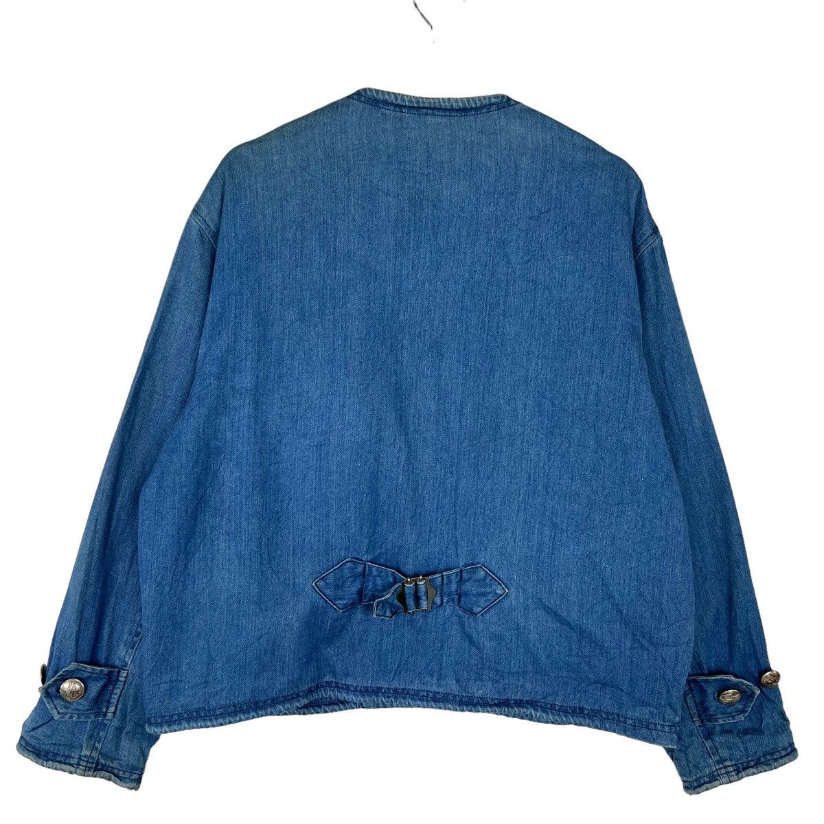 Hiroshi Kato × Indigo × Japanese Brand 💥 HAKKA HOMME INDIGO BLUE DYED JACKET Size US M / EU 48-50 / 2 - 7 Thumbnail