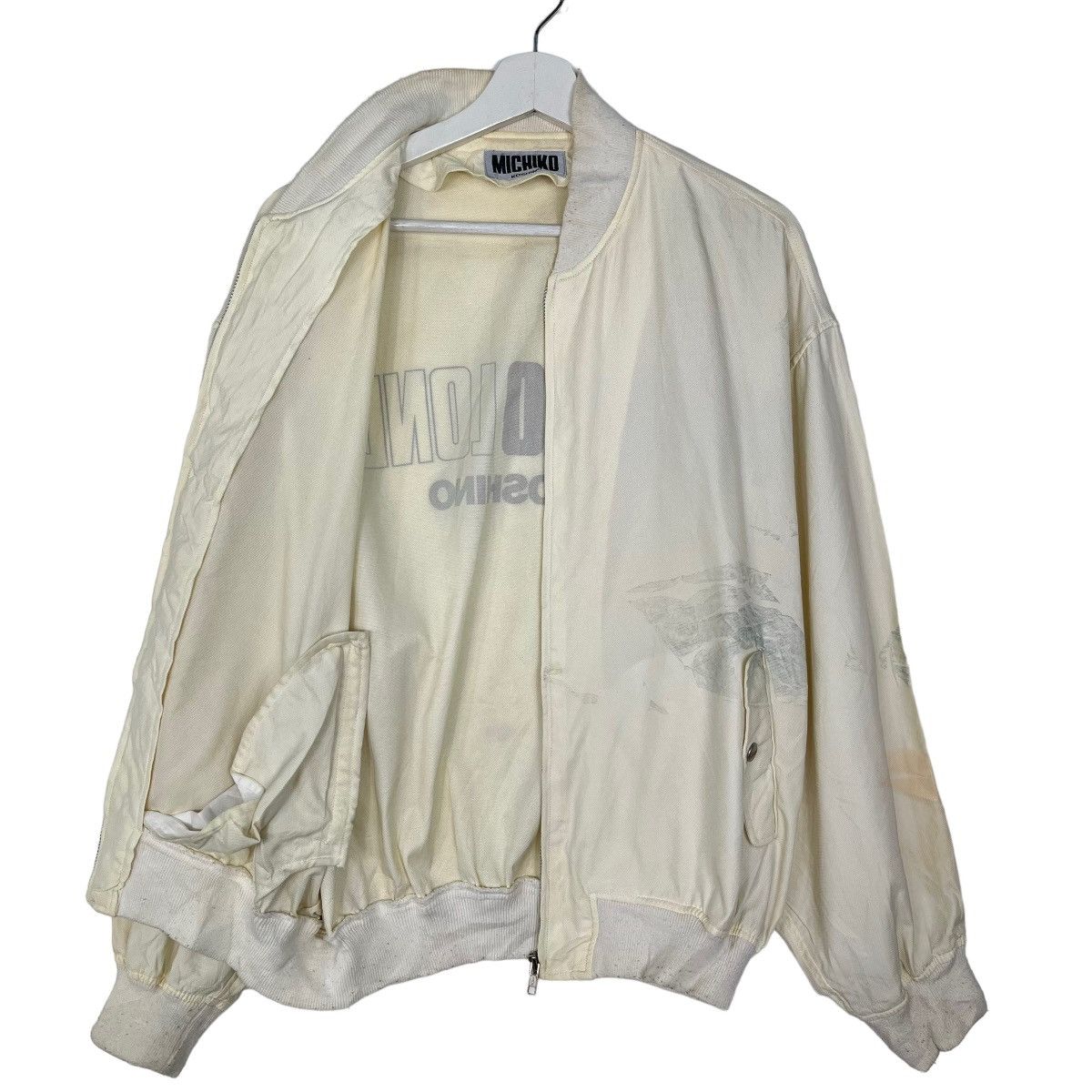 Michiko Koshino London 💥 MICHIKO KOSHINO LONDON BOMBER JACKET Size US L / EU 52-54 / 3 - 6 Thumbnail